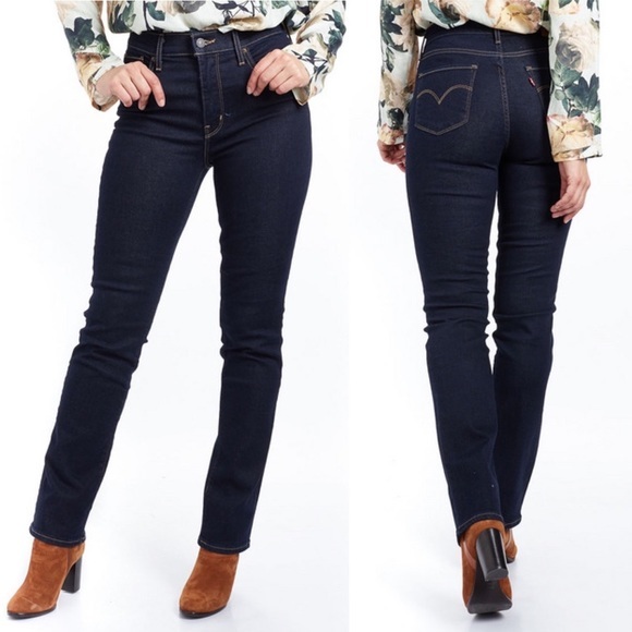 Levi’s Premium 724 High Rise Straight 27 To The Nine‎ - Picture 1 of 7